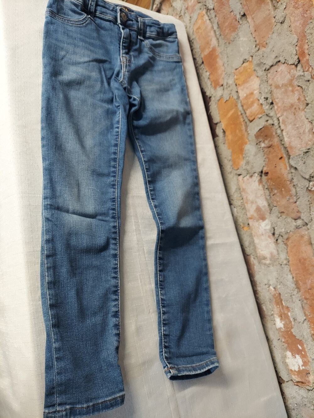 Polo Ralph Lauren Girls Jeans M 8-10 Blue Wash Slim Fit Youth Denim Pants